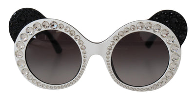 White Black Acetate Crystal Shades DG4325BM Sunglasses