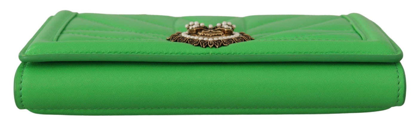 Green Leather Devotion Cardholder IPHONE 11 PRO Wallet