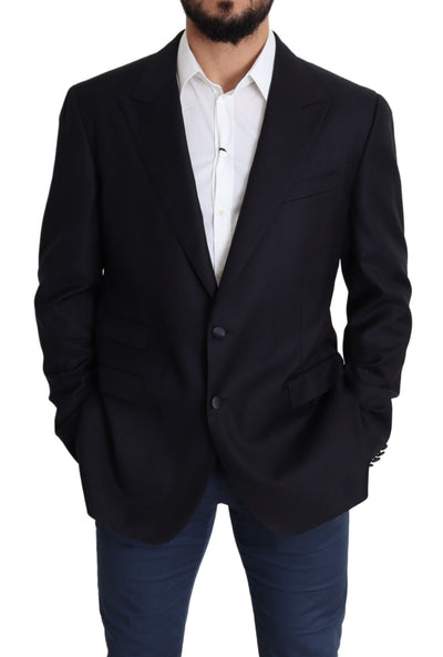 Black Wool Single Breasted NAPOLI Blazer