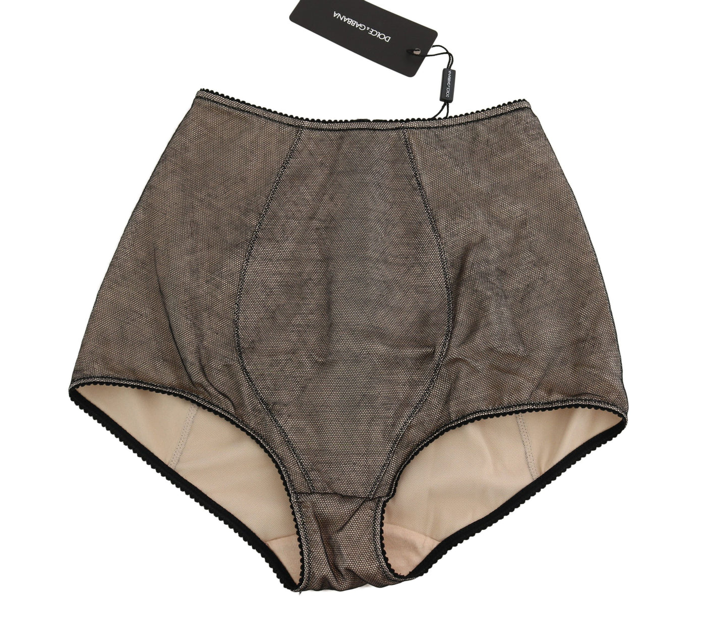 Bottoms Underwear Beige With Black Net