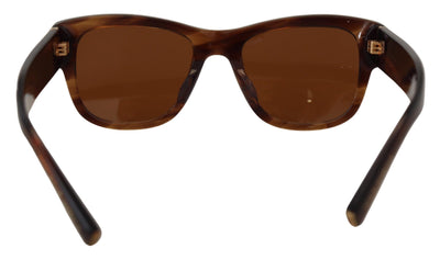 Brown Square Acetate Frame UV DG4338F Sunglasses