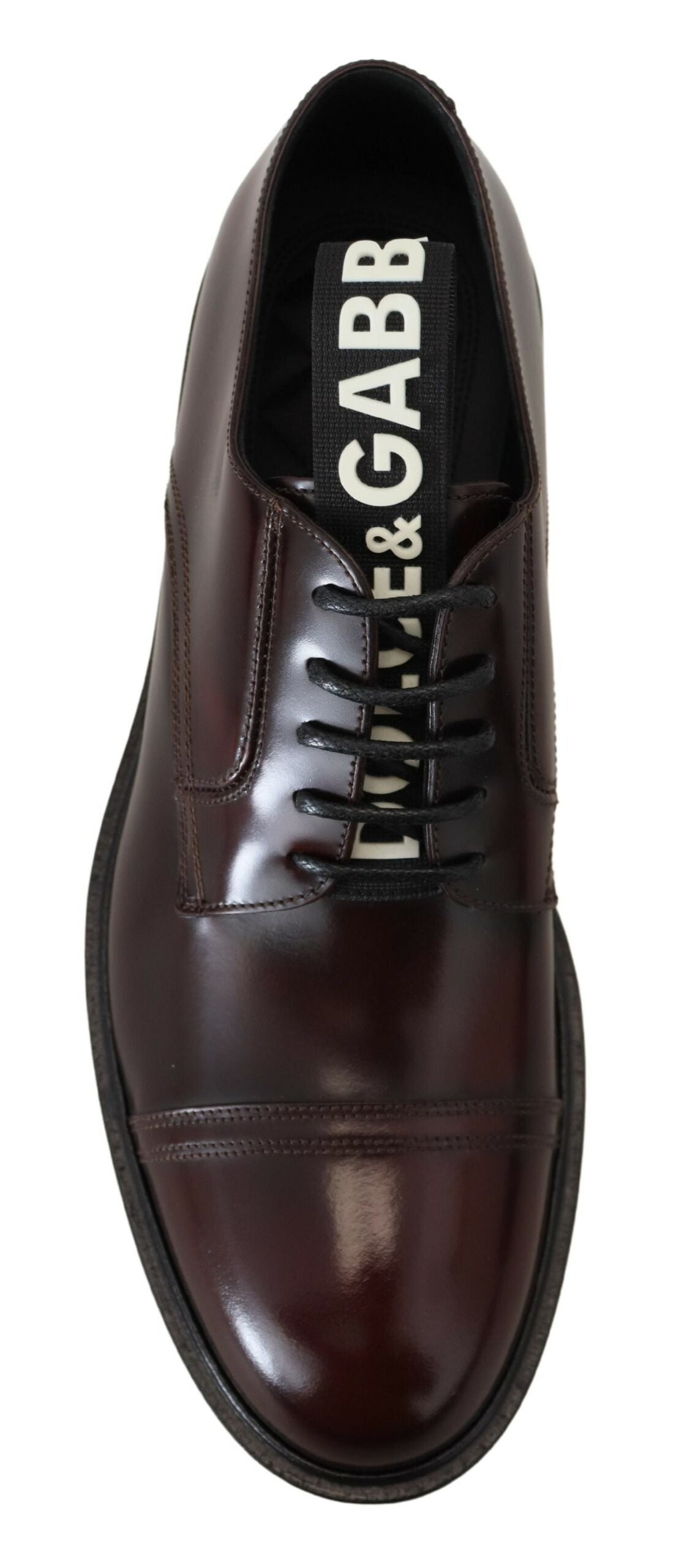 Bordeaux Leather Derby Dress Formal Shoes