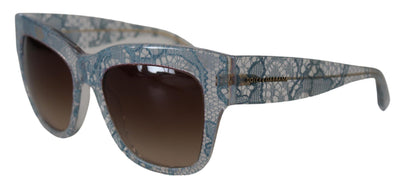 Blue Lace Acetate Rectangle DG4231 Shades Sunglasses