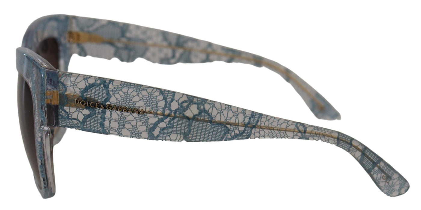 Blue Lace Acetate Rectangle DG4231 Shades Sunglasses