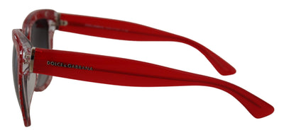 Red Lace Acetate Rectangle Shades DG4226F Sunglasses