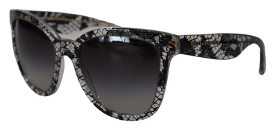 Black Lace White Acetate Frame Shades DG4190 Sunglasses