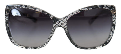 Black Lace White Acetate Frame DG4111M Shades Sunglasses