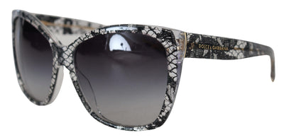 Black Lace White Acetate Frame DG4111M Shades Sunglasses