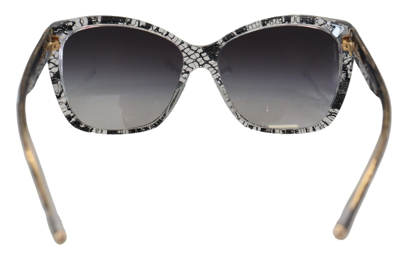 Black Lace White Acetate Frame DG4111M Shades Sunglasses