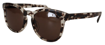 Brown Havana Frame Round Lens Women DG4254F Sunglasses