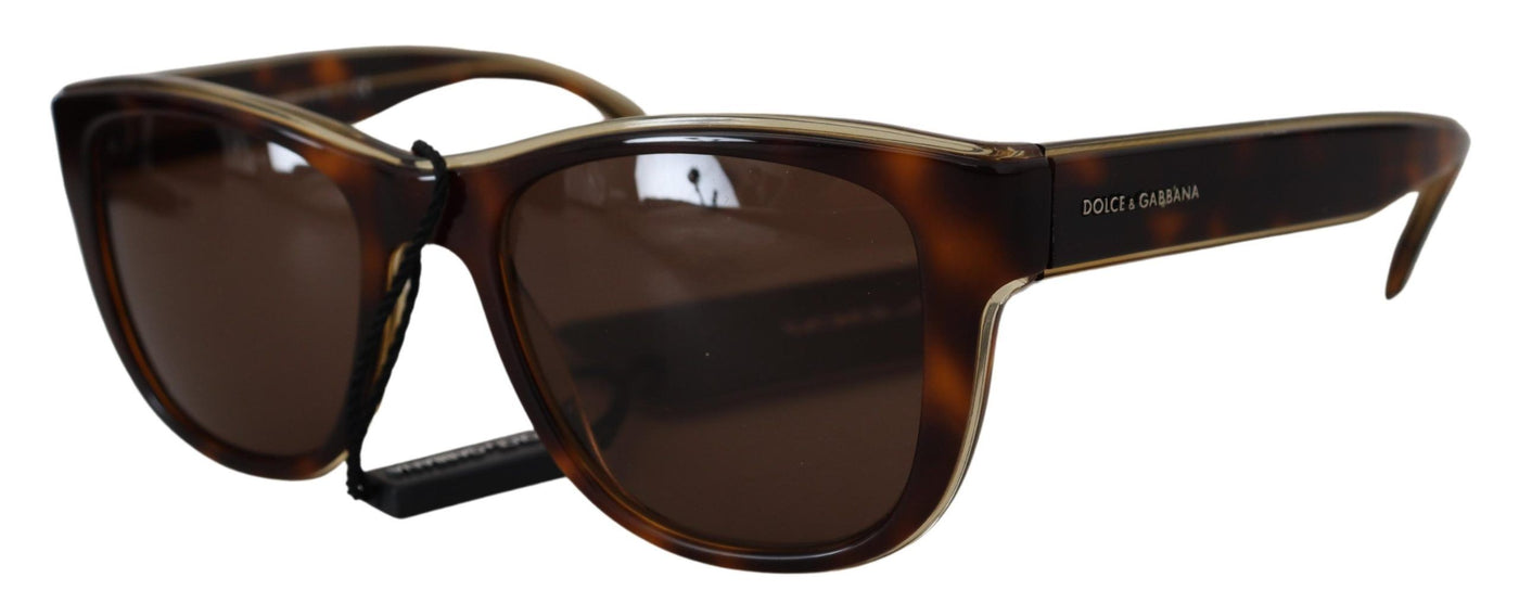 Plastic Full Rim Brown Mirror Lens DG4284 Sunglasses