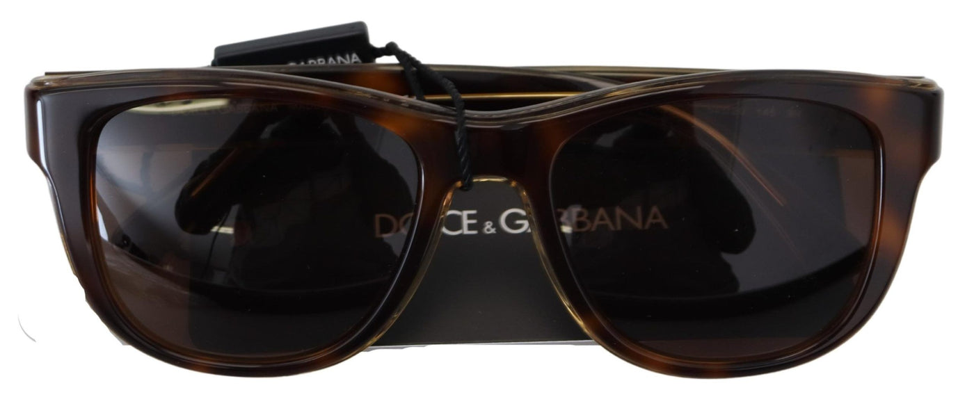 Plastic Full Rim Brown Mirror Lens DG4284 Sunglasses