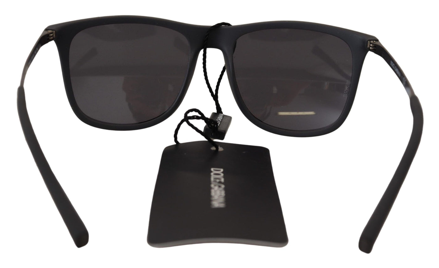 Black Rubber Full Rim Eyewear Unisex Sunglasses