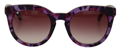 Purple Tortoise Oval Full Rim Eyewear DG4249 Sunglasses