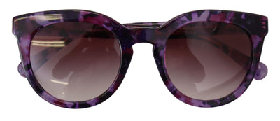 Purple Tortoise Oval Full Rim Eyewear DG4249 Sunglasses