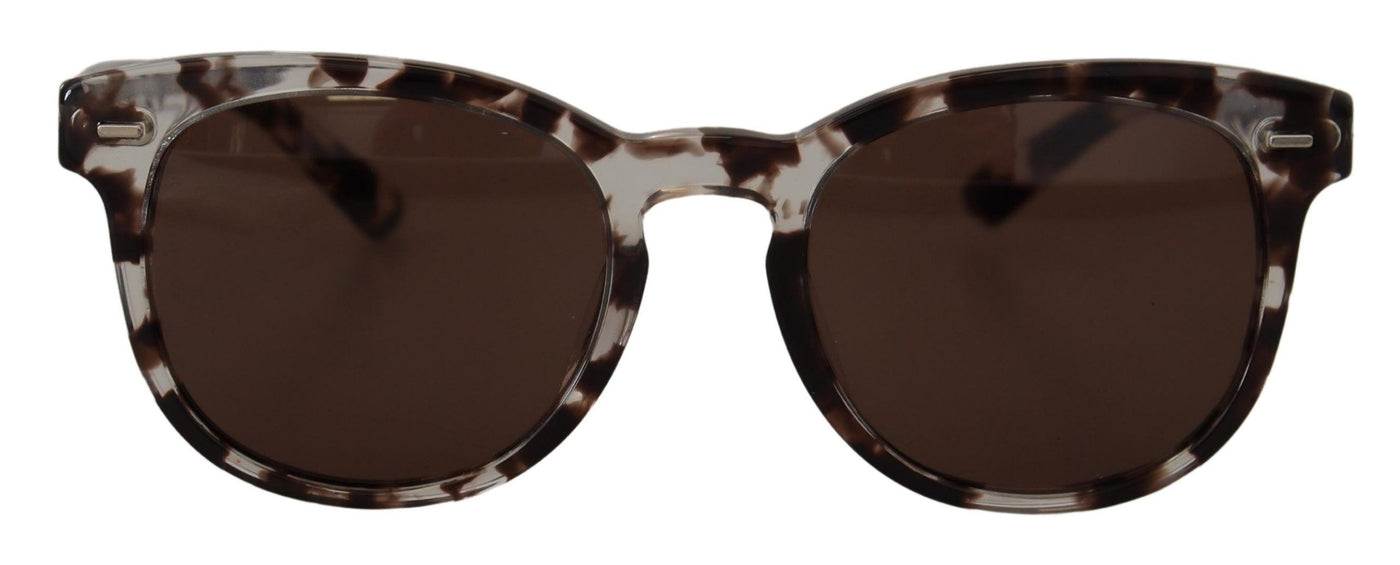 Brown Havana Frame Round Lens DG4254F Women Sunglasses