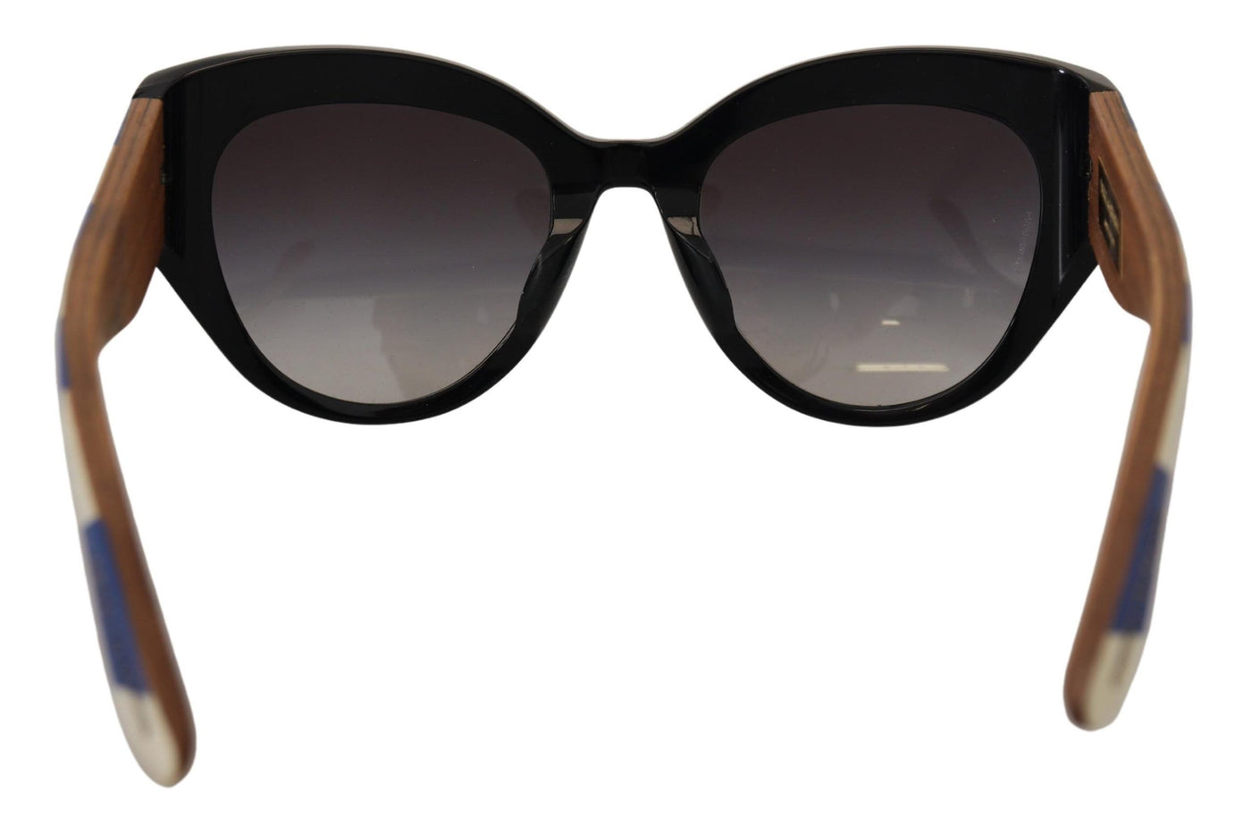 Black Acetate Frame Carretto Cat Eye Shades Sunglasses