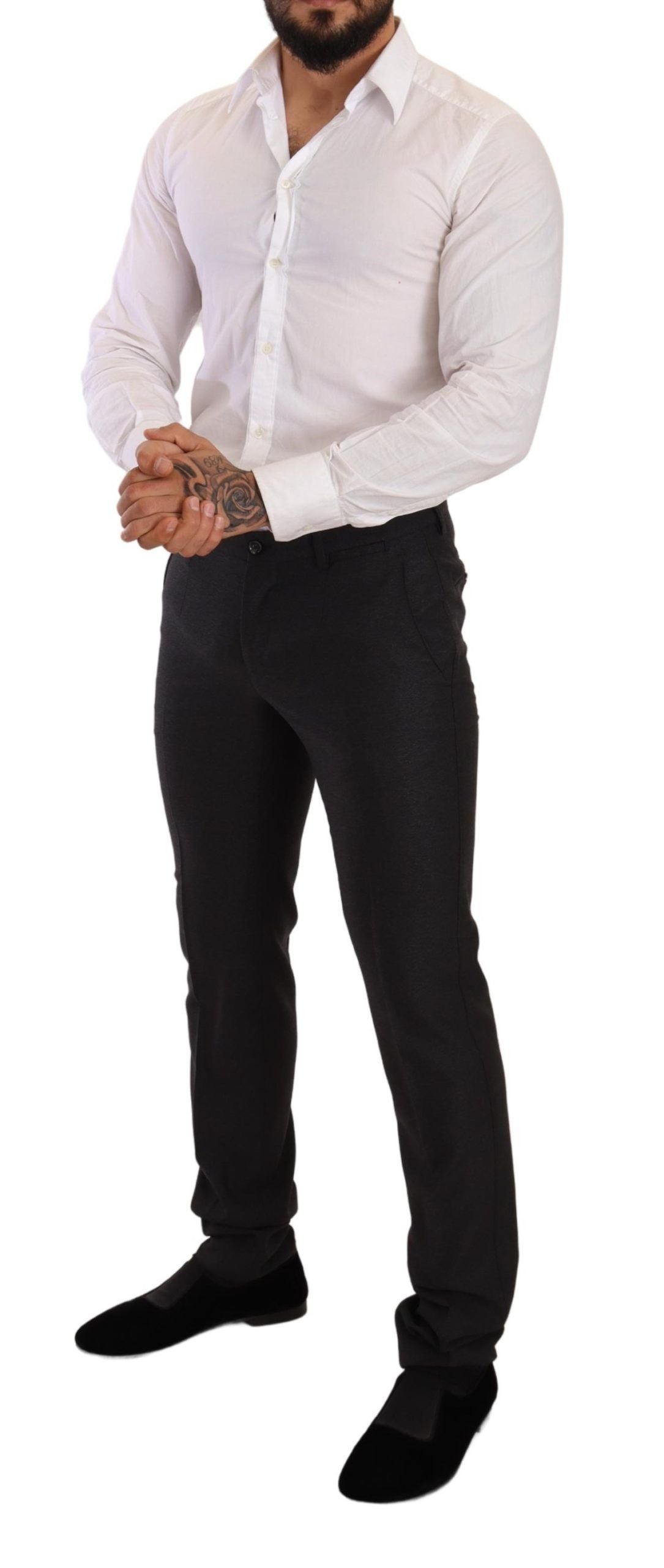 Gray Wool MARTINI Slim Fit Set Suit