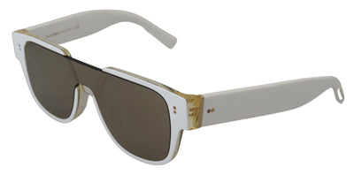 White Acetate Full Rim Frame Shades DG4356F Sunglasses