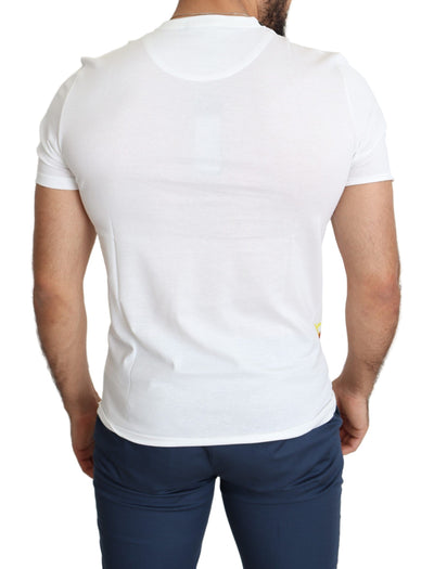 White Saint Valentine Print Cotton Men T-shirt