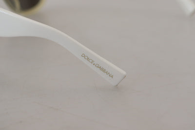 White Acetate Full Rim Frame Shades DG4356F Sunglasses