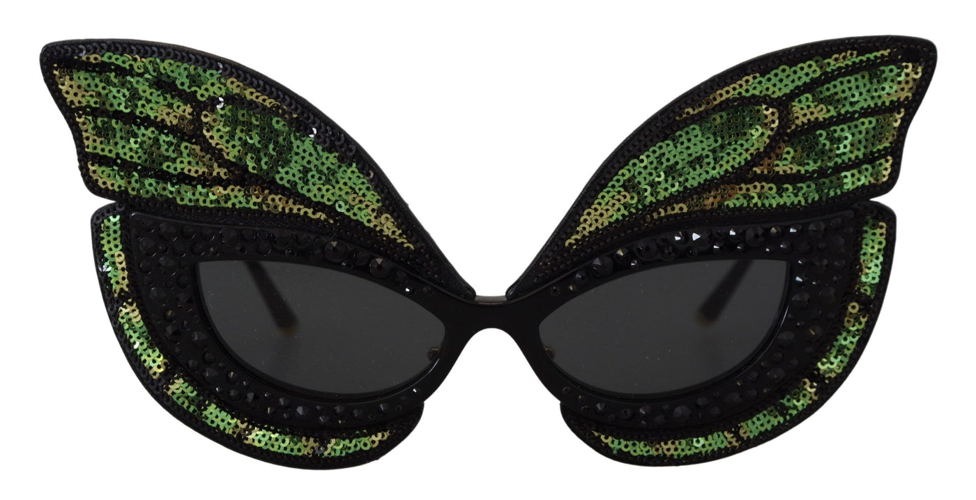 Multicolor Butterfly Sequined Women Special Edition Sunglasses