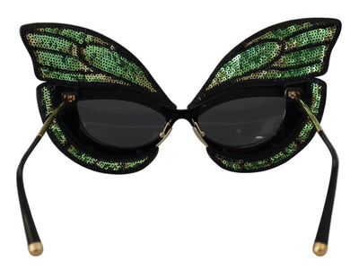 Multicolor Butterfly Sequined Women Special Edition Sunglasses