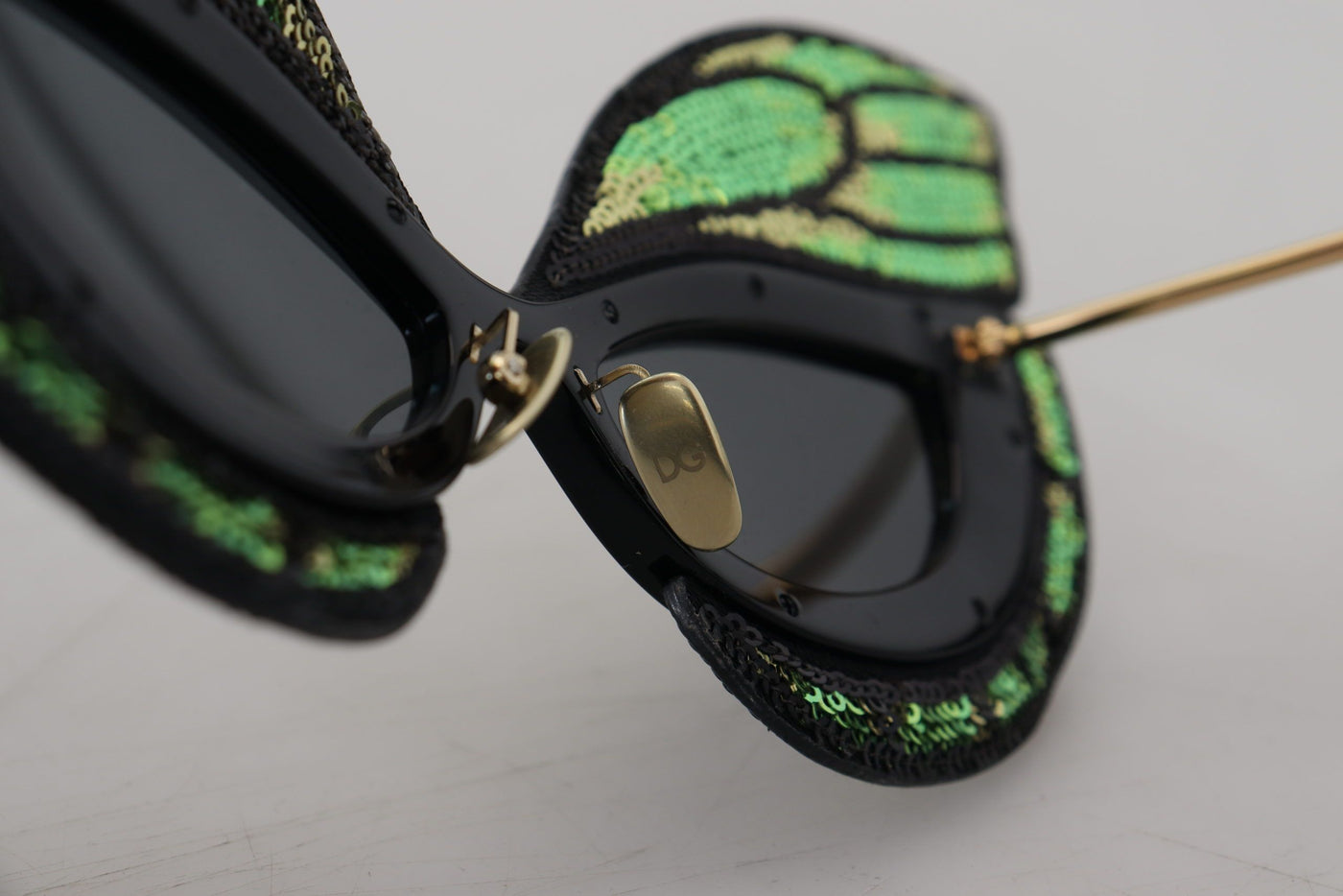 Multicolor Butterfly Sequined Women Special Edition Sunglasses