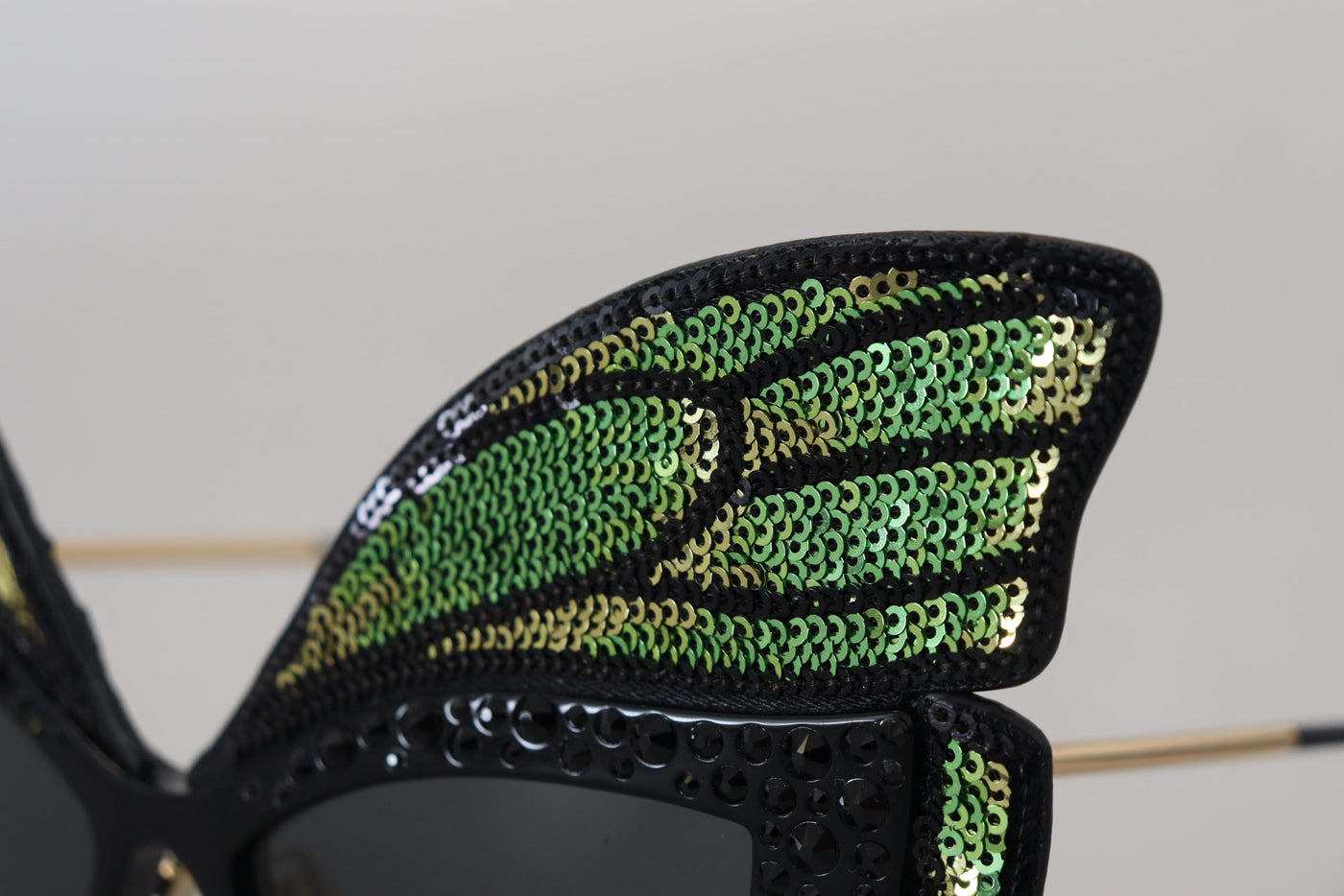 Multicolor Butterfly Sequined Women Special Edition Sunglasses