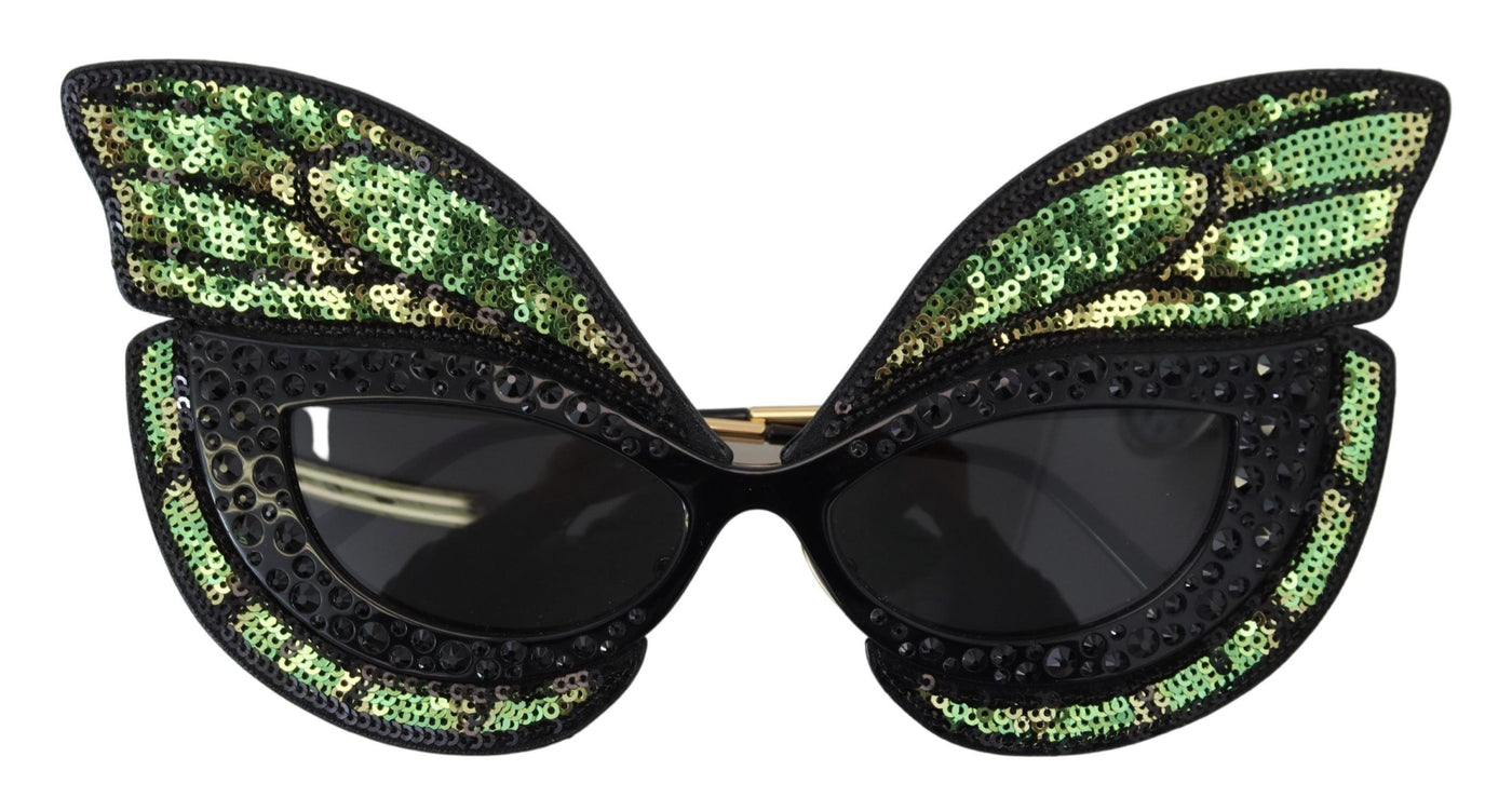 Multicolor Butterfly Sequined Women Special Edition Sunglasses