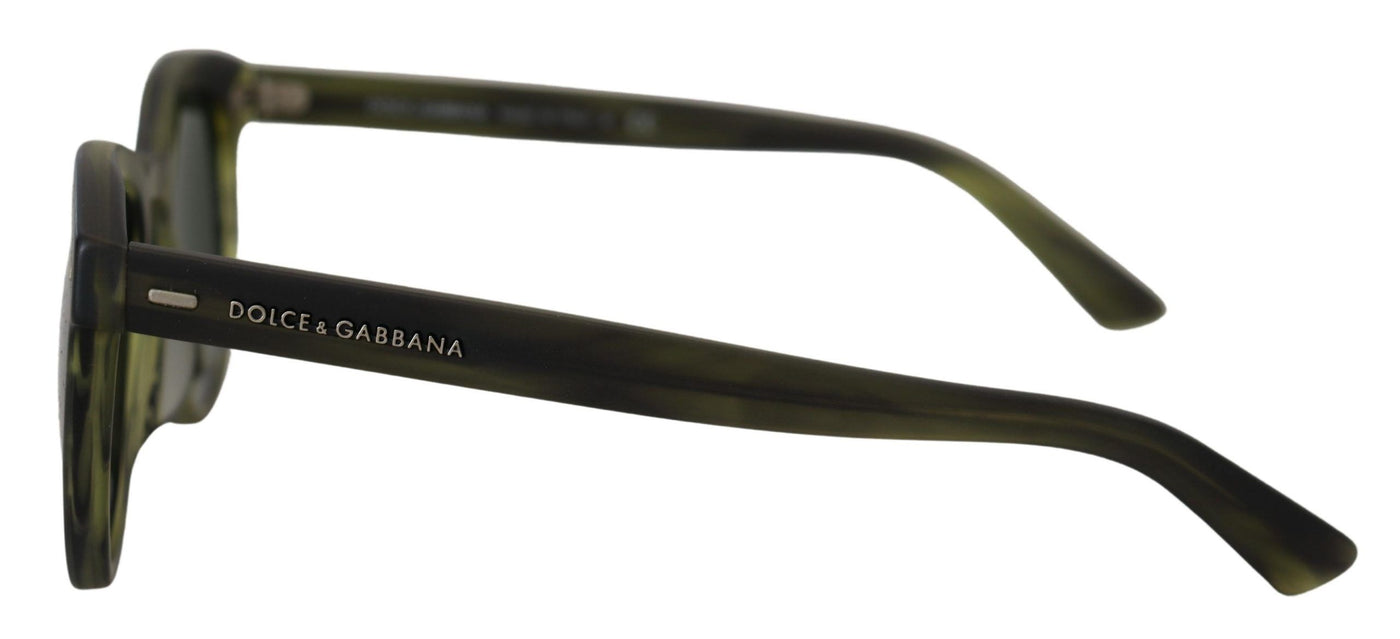 Green Havana Frame Green Lens Unisex Sunglasses