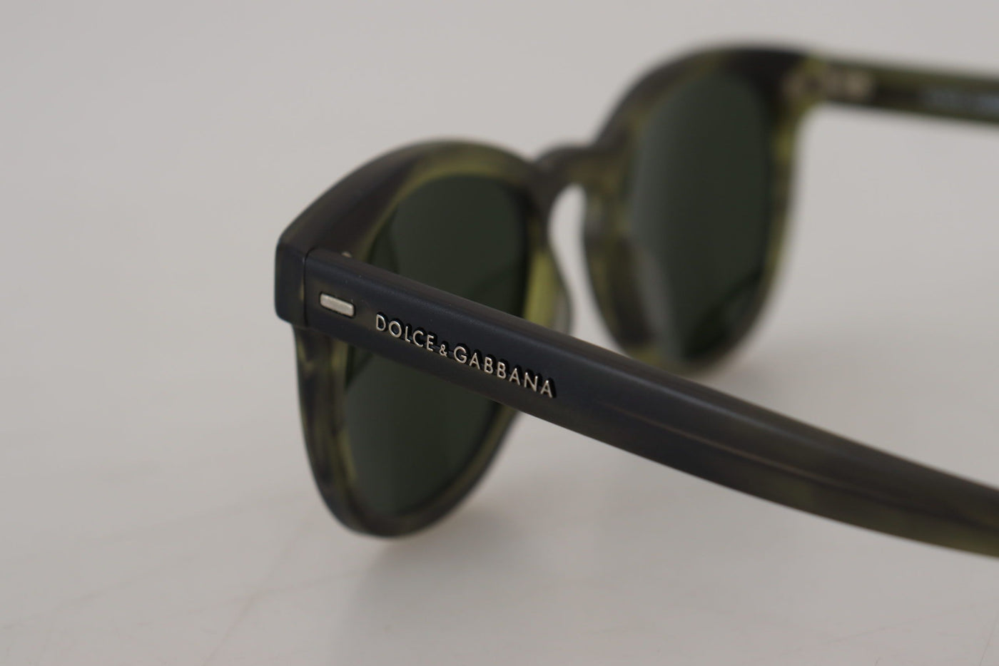 Green Havana Frame Green Lens Unisex Sunglasses