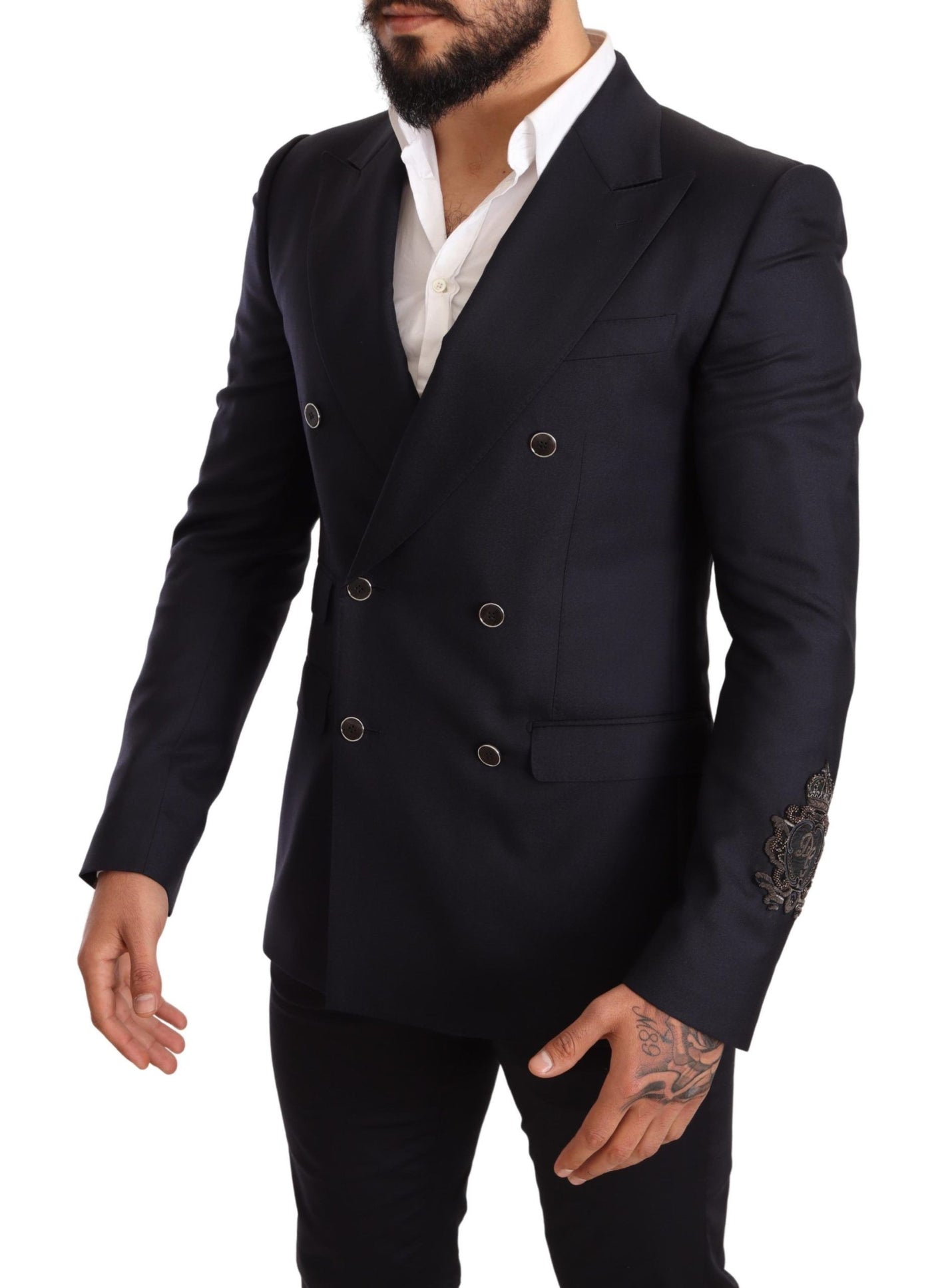 Blue Cashmere Silk Slim Fit SICILIA Blazer