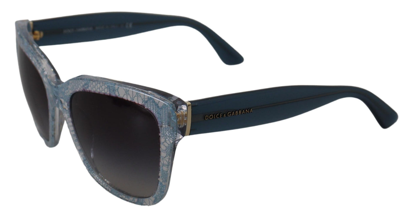 Blue Lace Acetate Rectangle Shades DG4226 Sunglasses