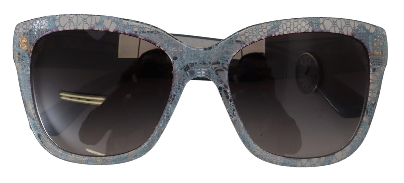 Blue Lace Acetate Rectangle Shades DG4226 Sunglasses