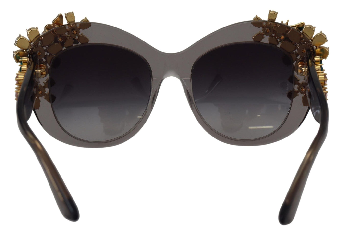 Grey Acetate Frame Crystals Cat Eye DG4245B Sunglasses