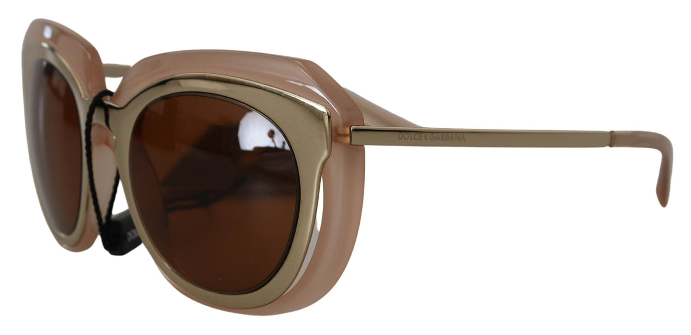 Gold Frame Full Rim Gradient Lens DG6104 Sunglasses