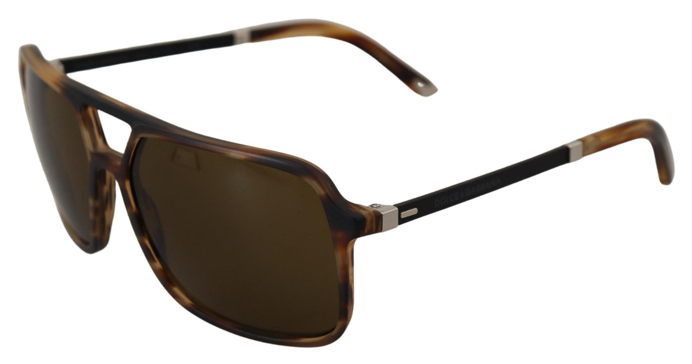 Brown Basalto Collection Brown Acetate Women Shades Sunglasses