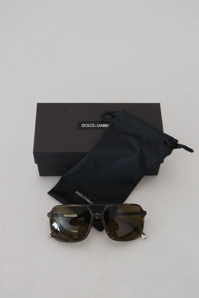 Brown Basalto Collection Brown Acetate Women Shades Sunglasses