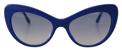 Blue Acetate Cat Eye Gradient Shades DG4307 Sunglasses