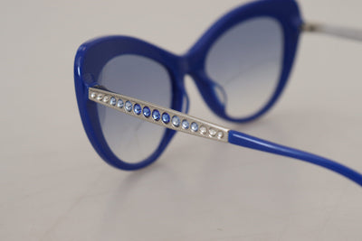 Blue Acetate Cat Eye Gradient Shades DG4307 Sunglasses