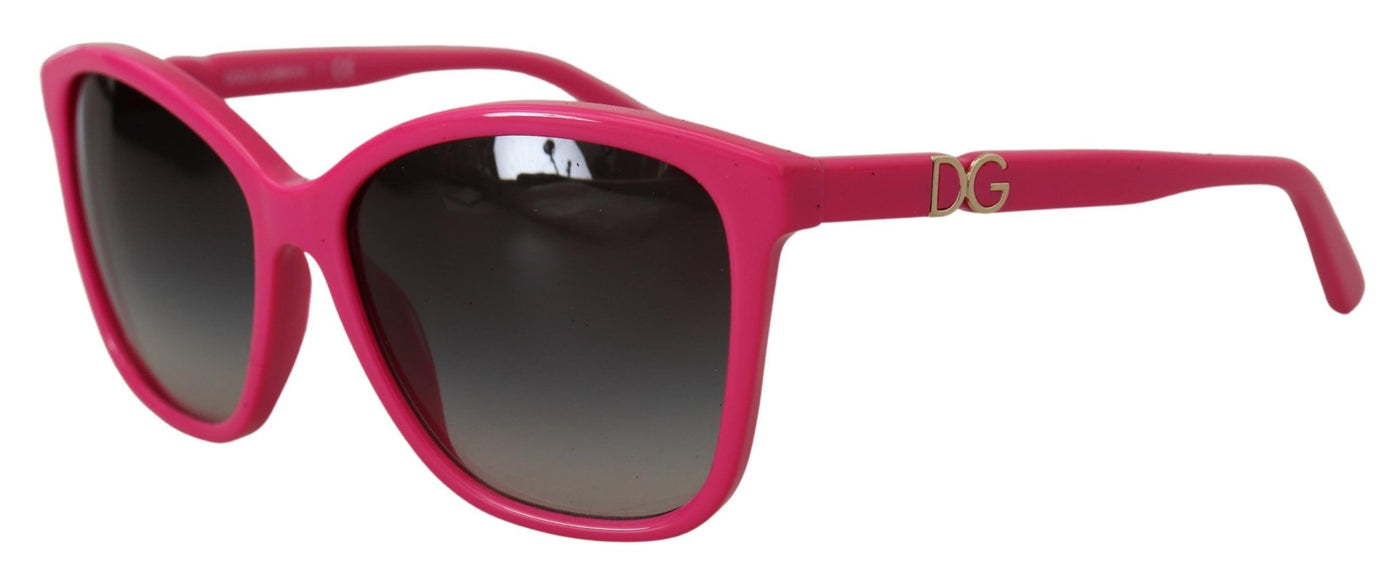 Pink Acetate Frame Round Shades DG4170M Women Sunglasses