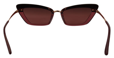 Bordeaux Transparent Frame Cat Eye DG4378F Sunglasses