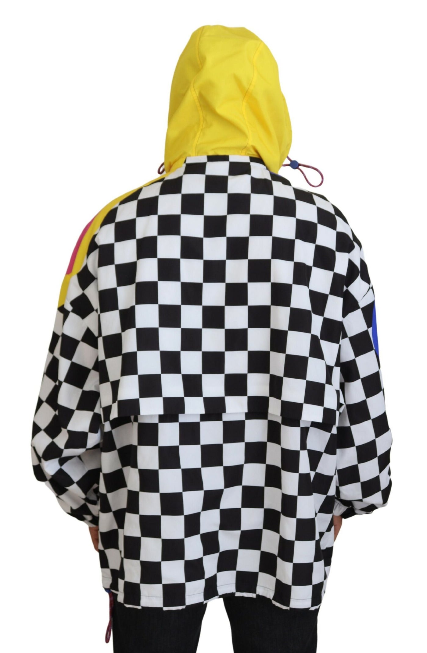 Multicolor Patterned DG Hooded Jacket