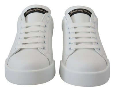 White Portofino Sneakers Leather Shoes