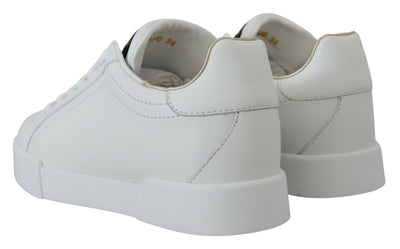 White Portofino Sneakers Leather Shoes