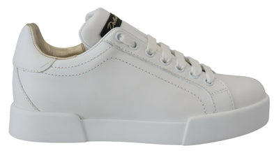 White Portofino Sneakers Leather Shoes