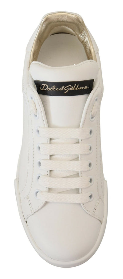 White Portofino Sneakers Leather Shoes