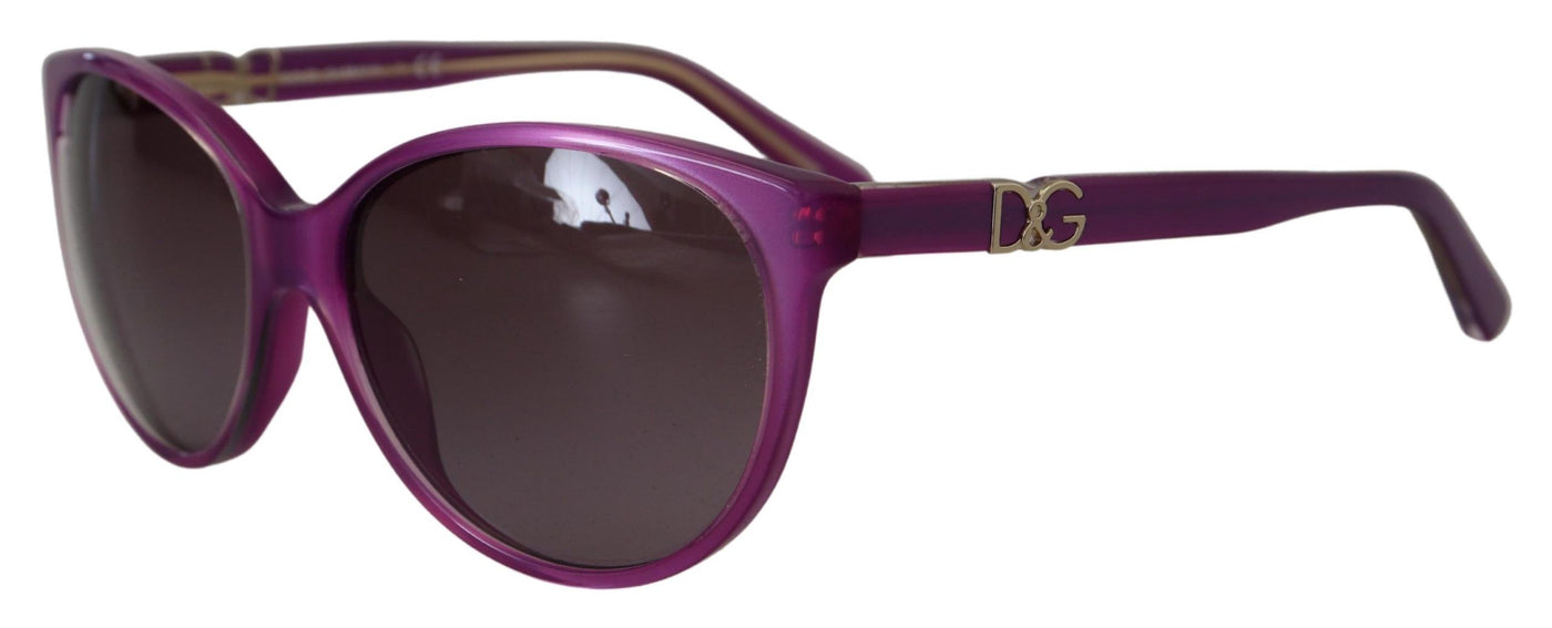 Purple Acetate Frame Round Shades DG4171P Sunglasses