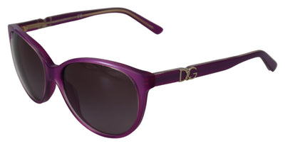 Purple Acetate Frame Round Shades DG4171P Sunglasses